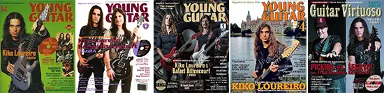 Revistas de guitarra com Kiko Loureiro